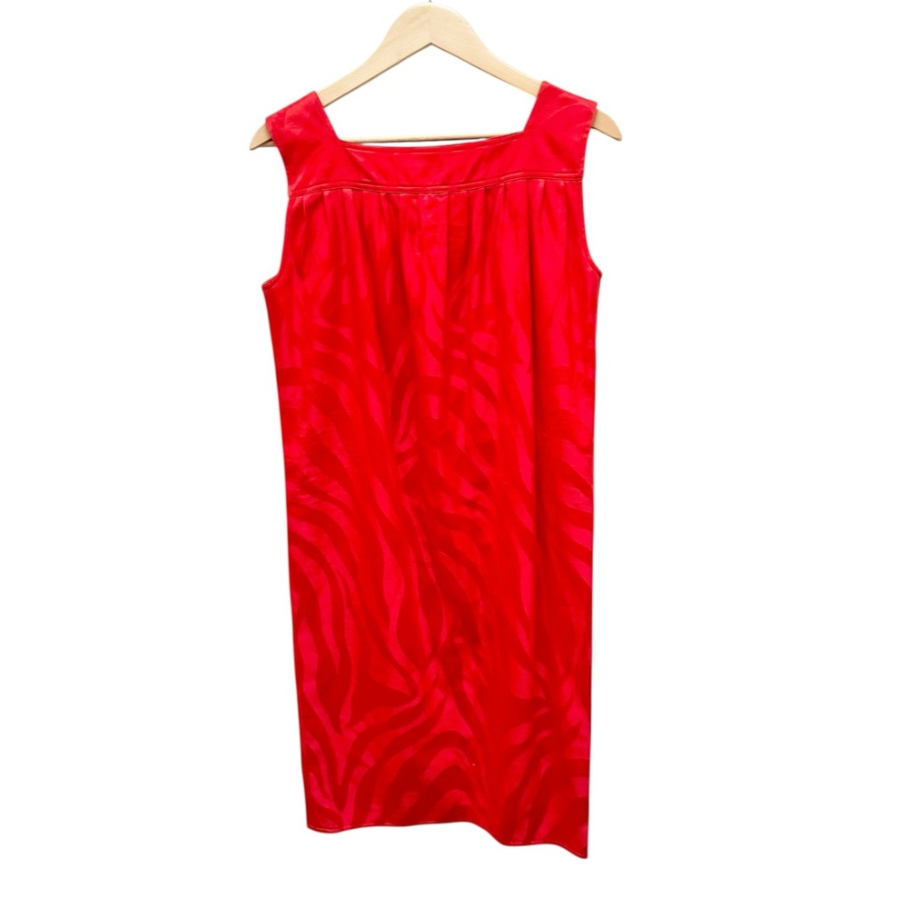 Valentino Boutique Vintage '80s Red Buttoned Shift Dress - Picture 8 of 14